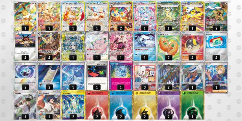 【ニンフィアex】ジムバトル優勝デッキレシピ