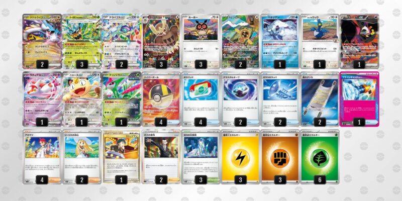 【タケルライコex】ジムバトル優勝デッキレシピ