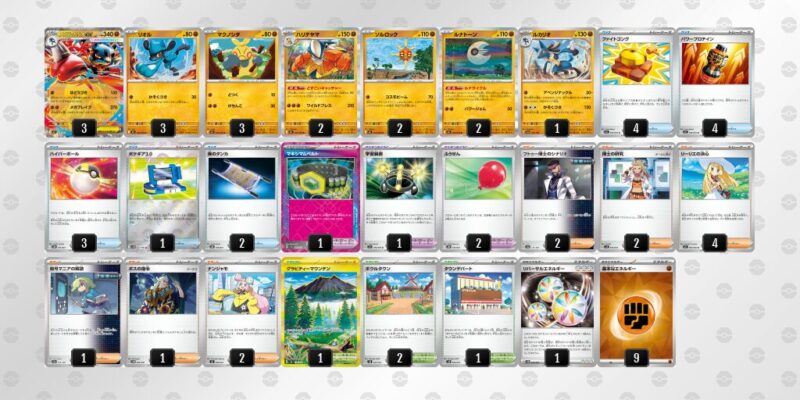 【メガルカリオex】ジムバトル優勝デッキレシピ