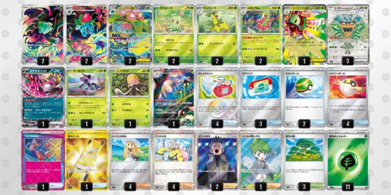 【メガフシギバナex】ジムバトル優勝デッキレシピ