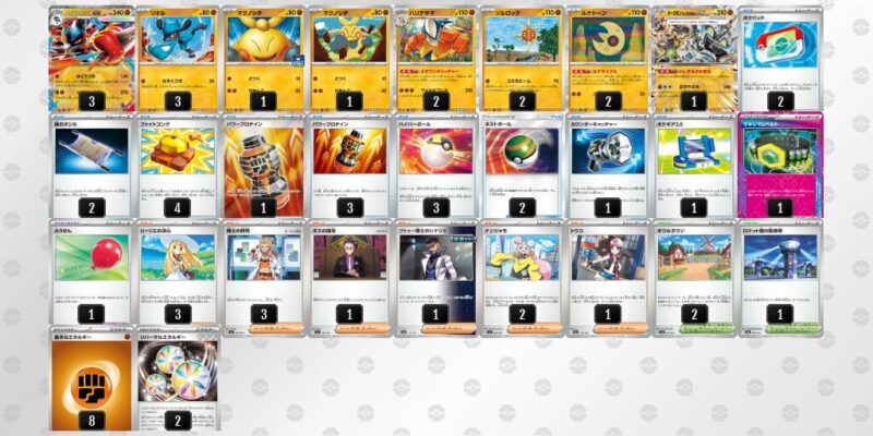 【メガルカリオex】ジムバトル優勝デッキレシピ