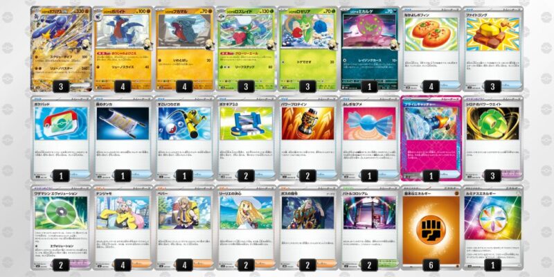 【シロナのガブリアスex】ジムバトル優勝デッキレシピ