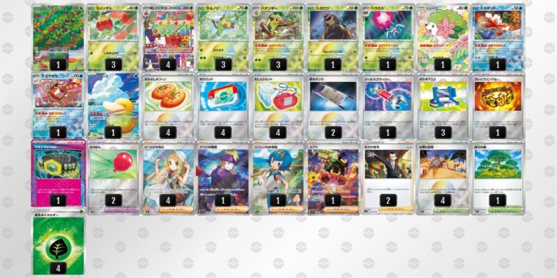 【おまつりおんど】ジムバトル優勝デッキレシピ