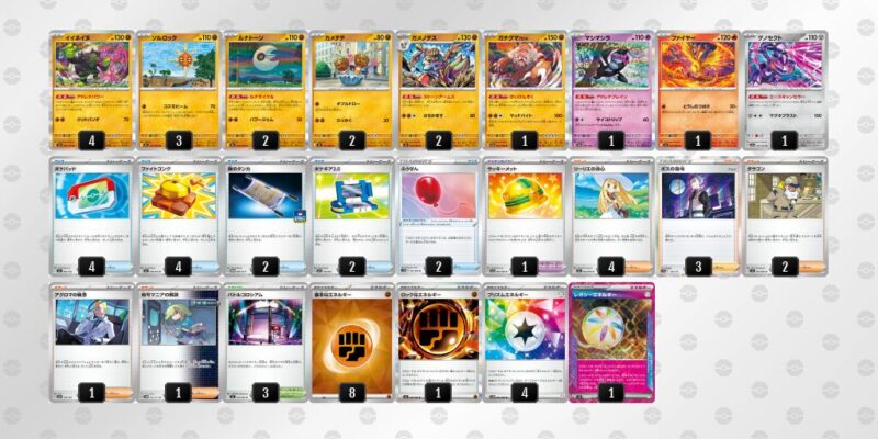 【イイネイヌ】ジムバトル優勝デッキレシピ