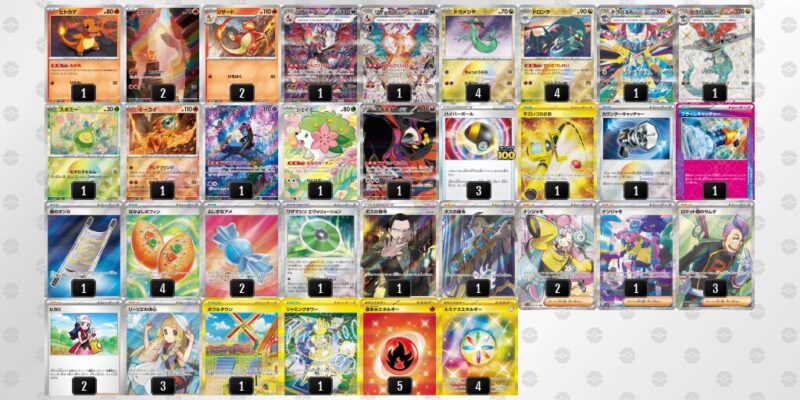 【ドラパルトex＋リザードンex】ジムバトル優勝デッキレシピ