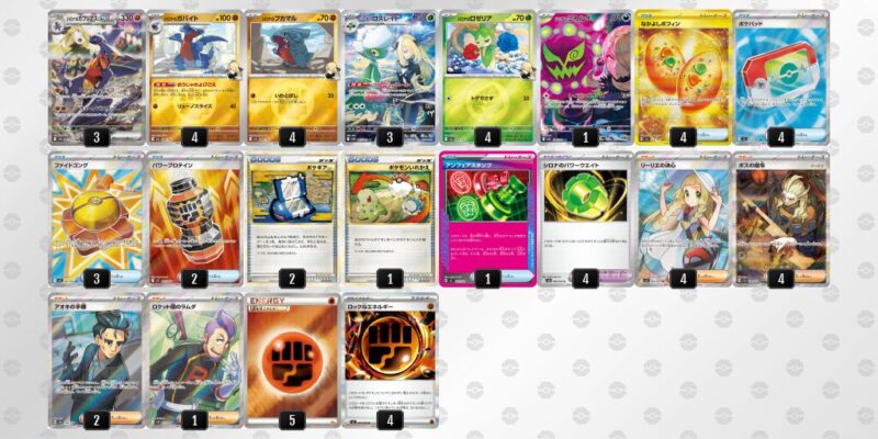 【シロナのガブリアスex】ジムバトル優勝デッキレシピ