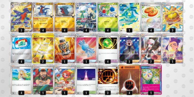【シロナのガブリアスex】ジムバトル優勝デッキレシピ
