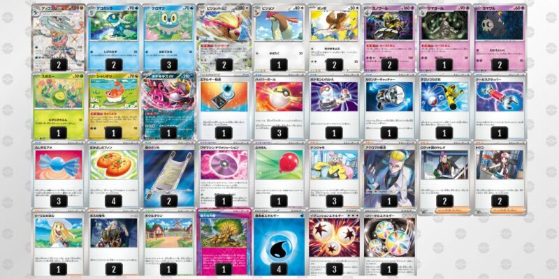 【ゲッコウガex】ジムバトル優勝デッキレシピ