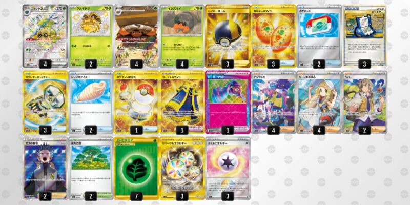 【イワパレス】ジムバトル優勝デッキレシピ