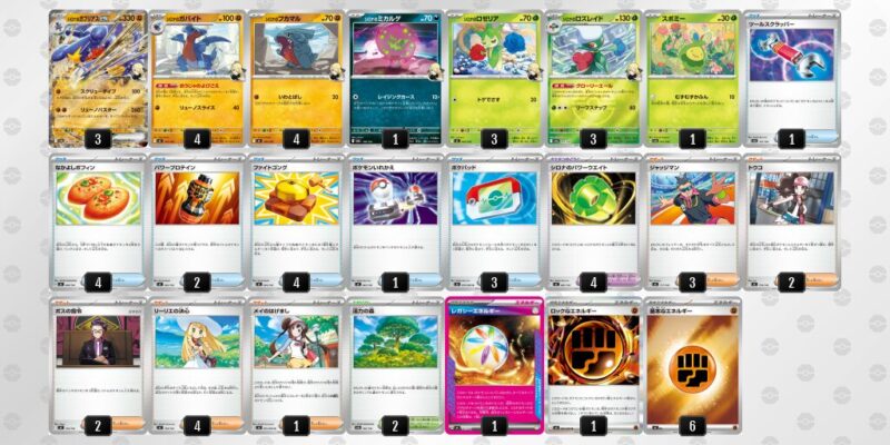 【シロナのガブリアスex】ジムバトル優勝デッキレシピ