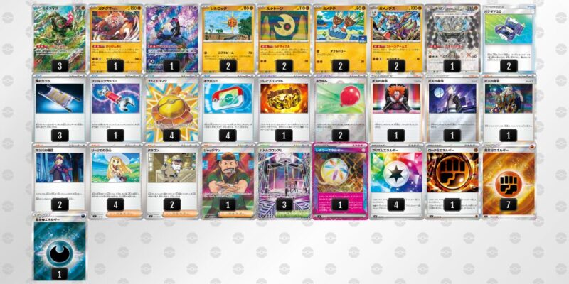 【イイネイヌ】ジムバトル優勝デッキレシピ