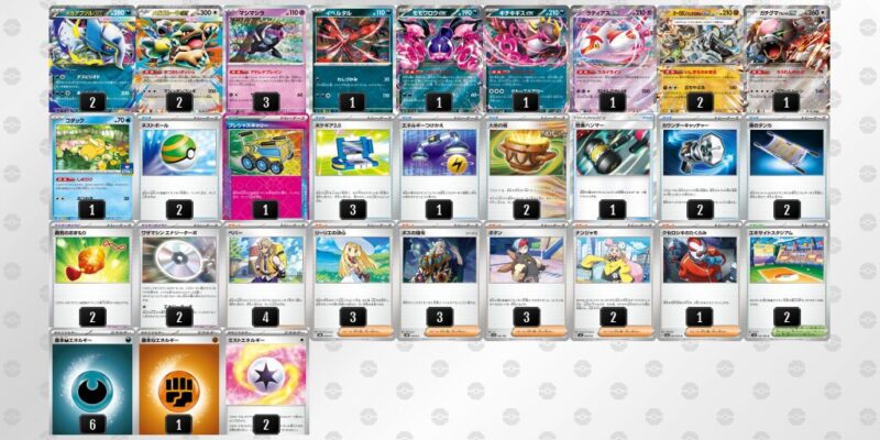 【メガアブソルex】ジムバトル優勝デッキレシピ