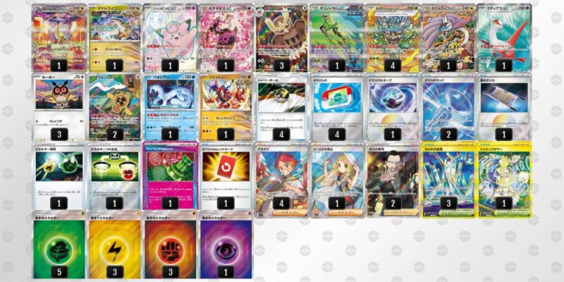 【タケルライコex】ジムバトル優勝デッキレシピ