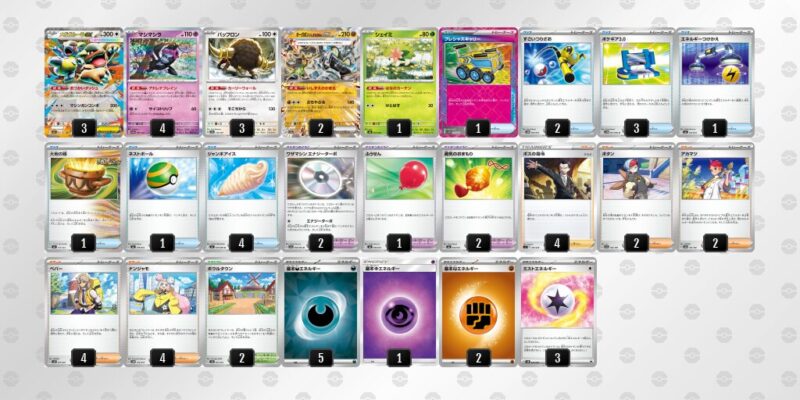 【メガガルーラex】ジムバトル優勝デッキレシピ