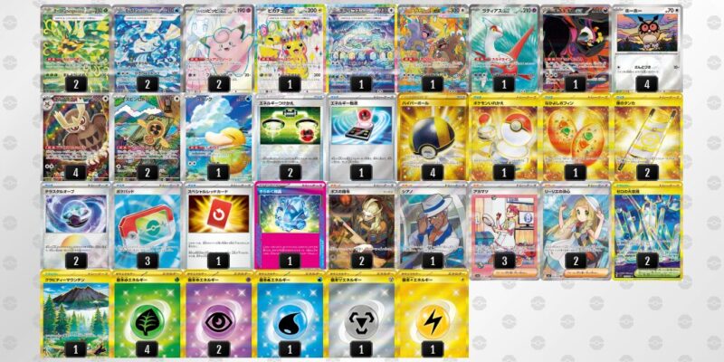 【テラスタルバレット】ジムバトル優勝デッキレシピ