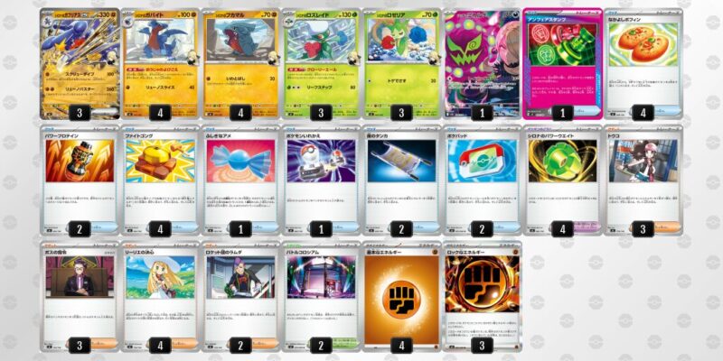 【シロナのガブリアスex】ジムバトル優勝デッキレシピ