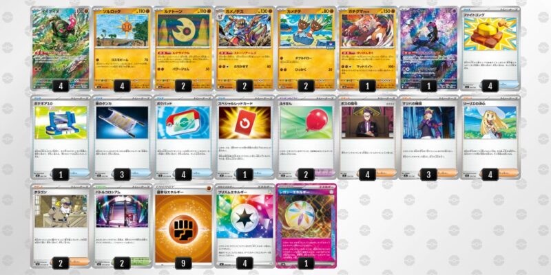 【イイネイヌ】ジムバトル優勝デッキレシピ