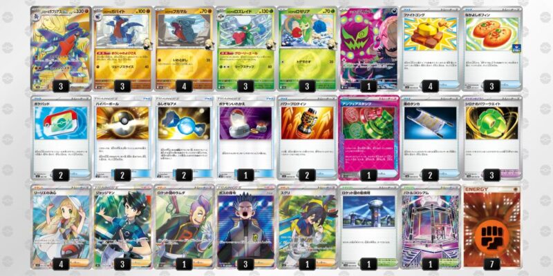 【シロナのガブリアスex】ジムバトル優勝デッキレシピ