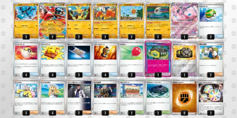 【メガルカリオex】ジムバトル優勝デッキレシピ