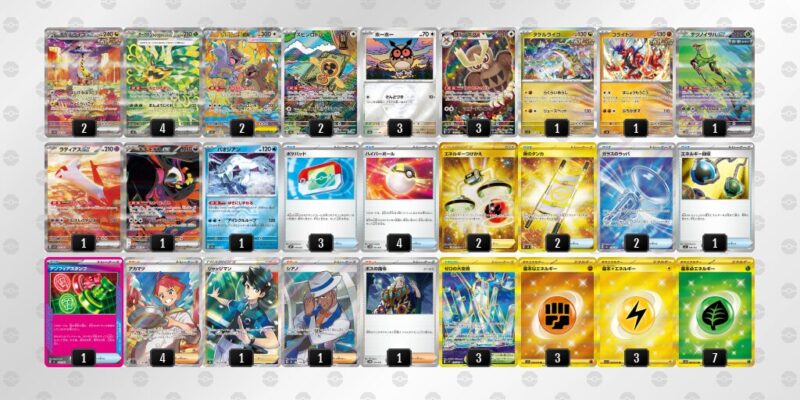 【タケルライコex】ジムバトル優勝デッキレシピ