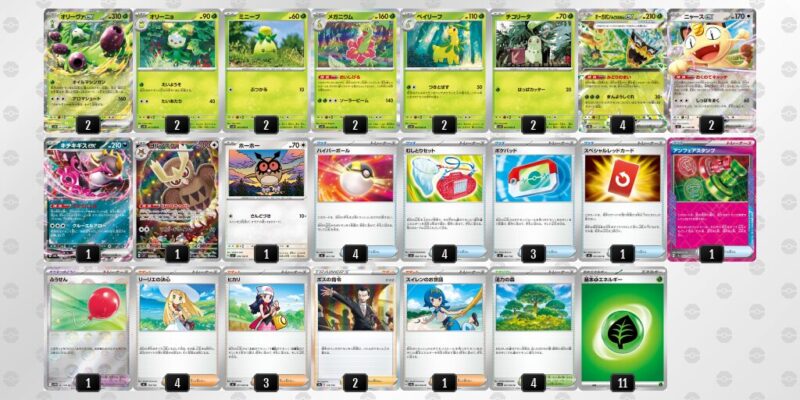 【オリーヴァex】ジムバトル優勝デッキレシピ