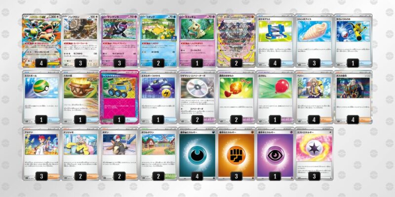 【メガガルーラex】ジムバトル優勝デッキレシピ