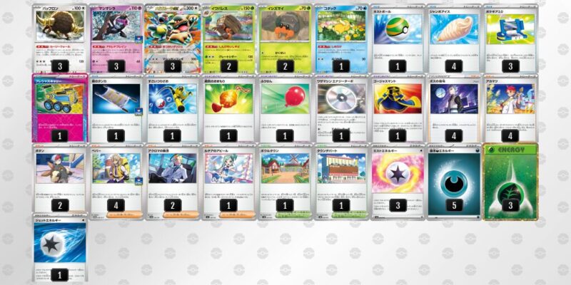 【メガガルーラex】ジムバトル優勝デッキレシピ