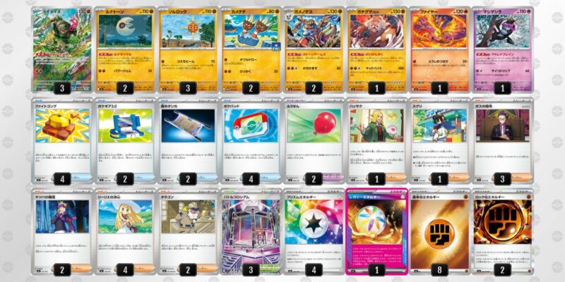 【イイネイヌ】ジムバトル優勝デッキレシピ