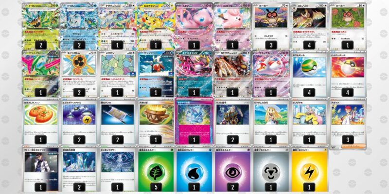 【テラスタルバレット】ジムバトル優勝デッキレシピ