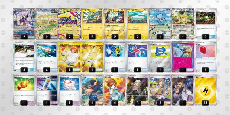 【メガライボルトex】ジムバトル優勝デッキレシピ