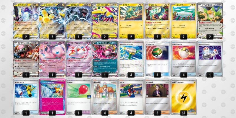 【メガライボルトex】ジムバトル優勝デッキレシピ