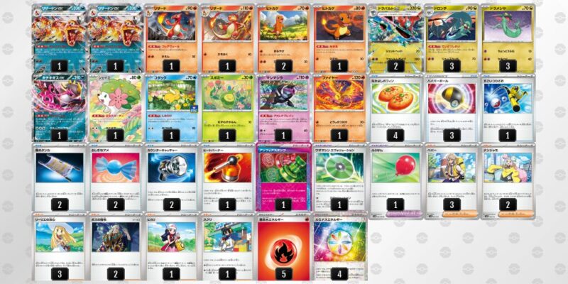 【ドラパルトex＋リザードンex】ジムバトル優勝デッキレシピ