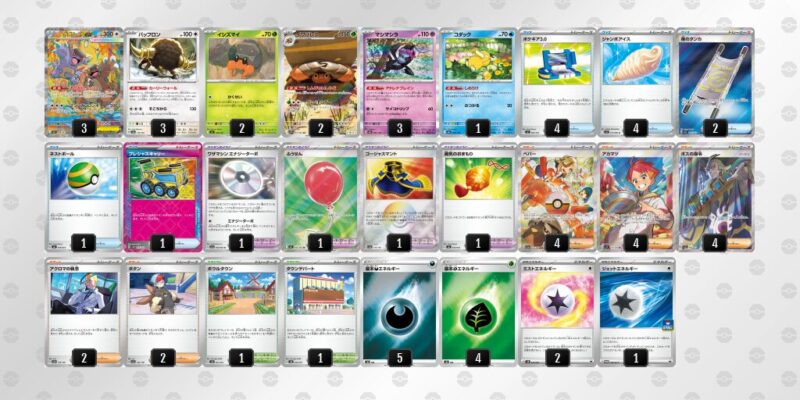 【メガガルーラex】ジムバトル優勝デッキレシピ