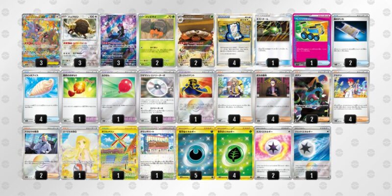 【メガガルーラex】ジムバトル優勝デッキレシピ