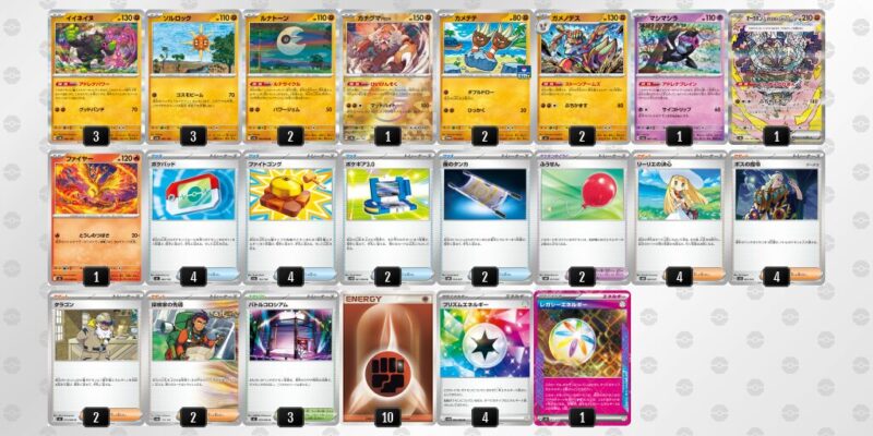 【イイネイヌ】ジムバトル優勝デッキレシピ