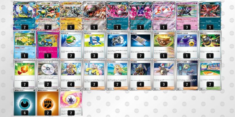 【メガアブソルex】ジムバトル優勝デッキレシピ