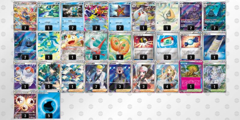 【メガゲッコウガex】ジムバトル優勝デッキレシピ