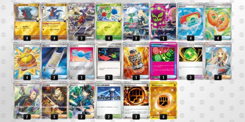 【シロナのガブリアスex】ジムバトル優勝デッキレシピ