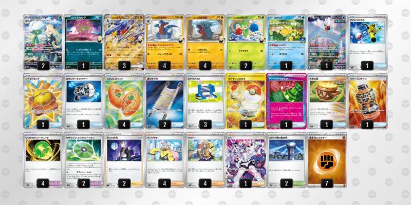 【シロナのガブリアスex】ジムバトル優勝デッキレシピ