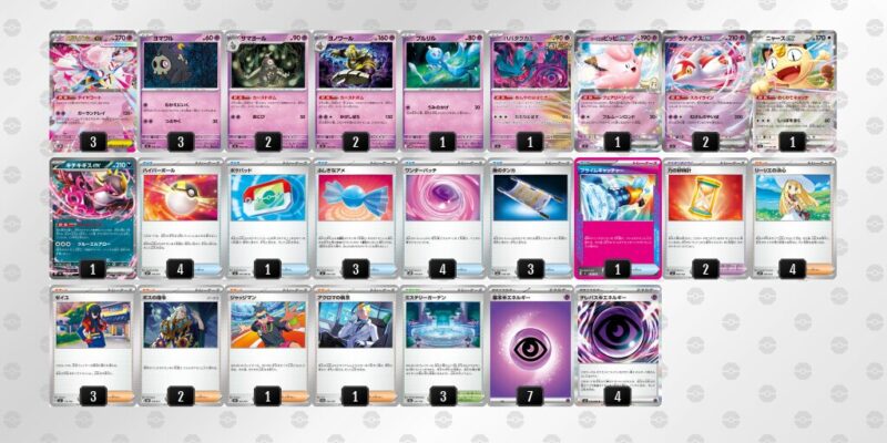 【メガディアンシーex】ジムバトル優勝デッキレシピ