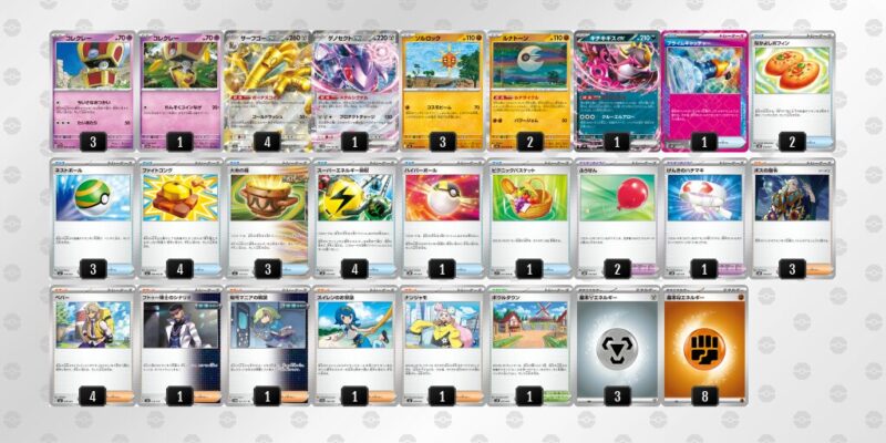 【サーフゴーex】ジムバトル優勝デッキレシピ