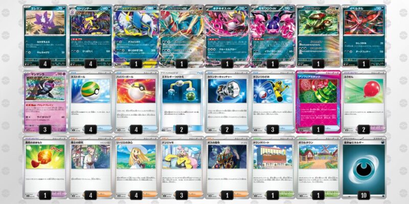 【ストリンダー】ジムバトル優勝デッキレシピ