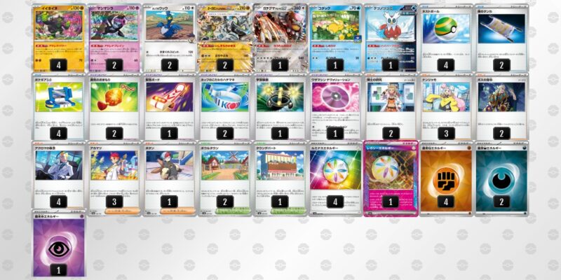 【イイネイヌ】ジムバトル優勝デッキレシピ