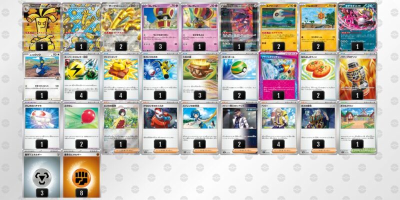 【サーフゴーex】ジムバトル優勝デッキレシピ