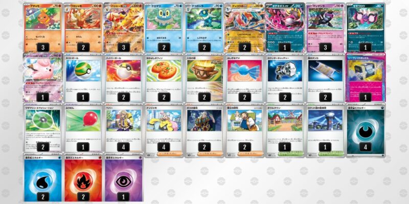 【ゲッコウガex】ジムバトル優勝デッキレシピ