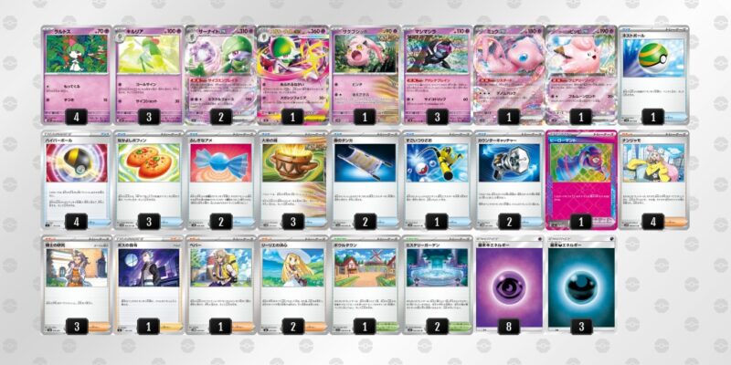 【メガサーナイトex】ジムバトル優勝デッキレシピ