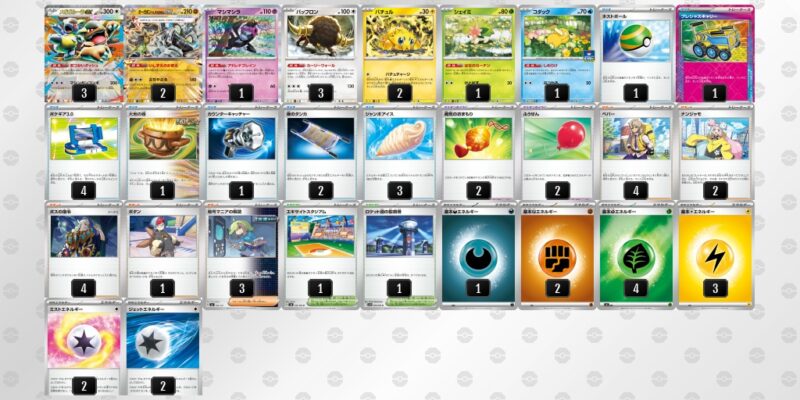 【メガガルーラex】ジムバトル優勝デッキレシピ