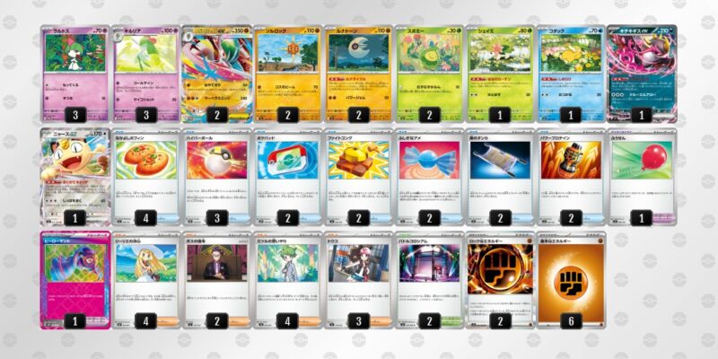 【メガエルレイドex】ジムバトル優勝デッキレシピ