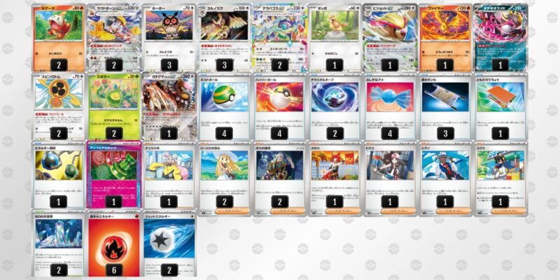 【ラウドボーンex】ジムバトル優勝デッキレシピ