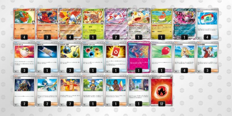 【ヒビキのホウオウex】ジムバトル優勝デッキレシピ